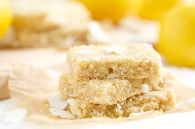 Satisfy Sweet Cravings: Lemon Meringue Pie Energy Bars Recipe